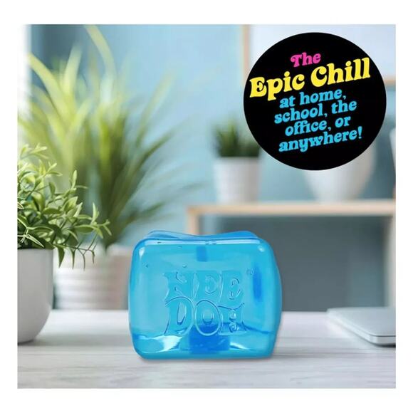 🔥NeeDoh Nice Berg Squishy Swirl Cube Blue BNWT🔥 - Picture 4 of 5
